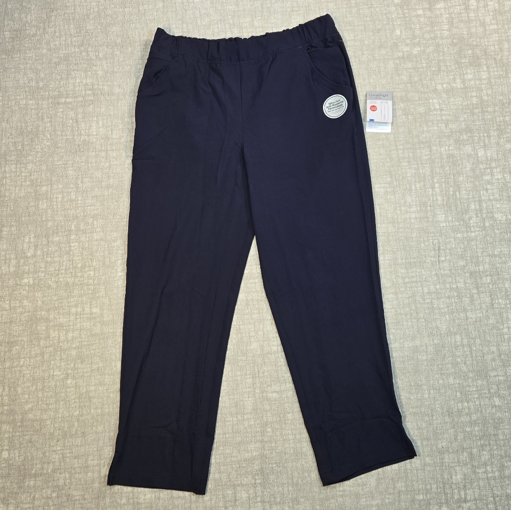 NWT Cuddl Duds Climate Right Navy Scrub Pants Size 2X